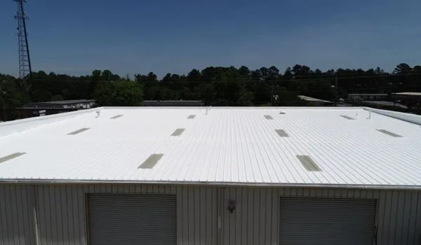 Metal roof restoration project demonstrating quality workmanship and long-lasting protection